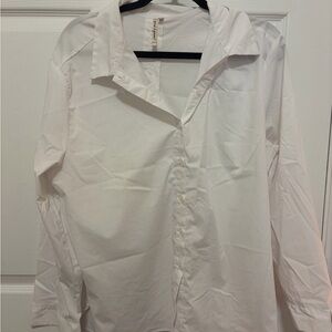 Grand & Greene White Shirt with Black Trim